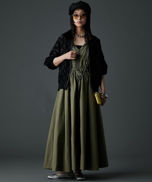 「GEVS.」 「SMILELAND」ブルゾン 4L マスタード レディース_画像9