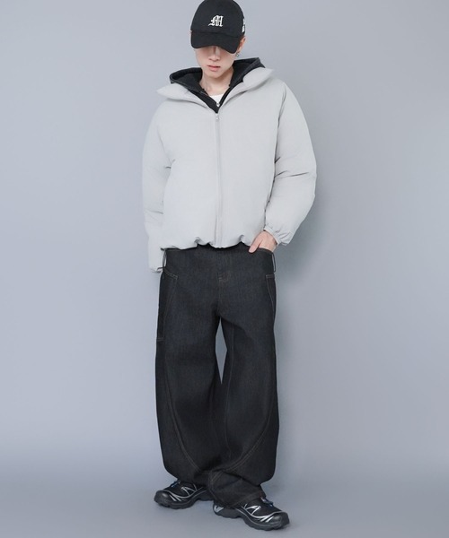 Shinzo ダウンジャケット　S SUEDE COLLAR DOWN JACKET – Shinzone