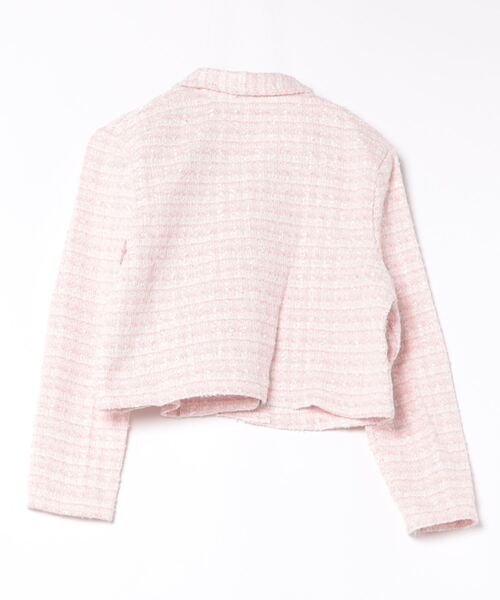 「DIAVEL」 ツイードジャケット M ブルー レディース_画像2