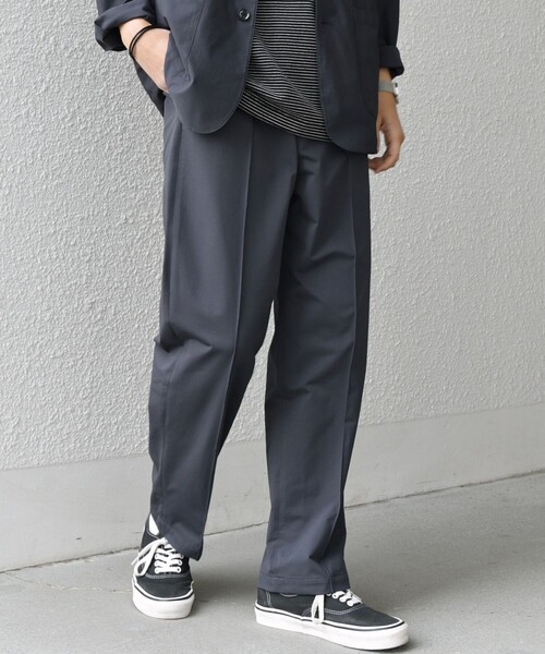 SHIPS any 「SHIPS any」 スラックス LARGE チャコールグレー メンズ