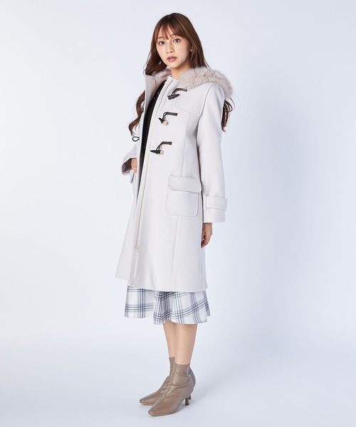 LAISSE PASSE（レッセパッセ） ダッフルコート 36 グレー レディース