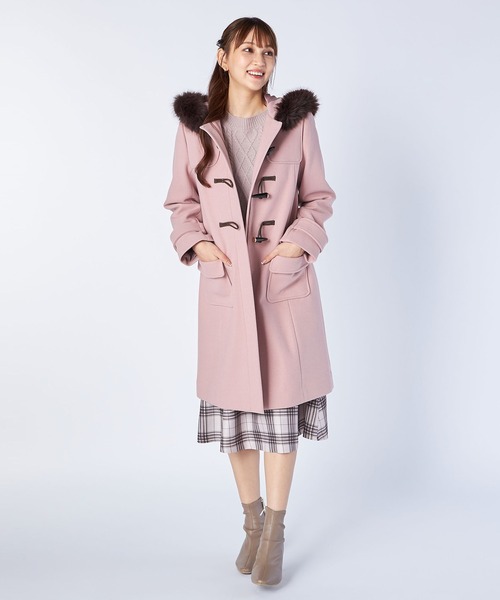 LAISSE PASSE（レッセパッセ） ダッフルコート 36 グレー レディース