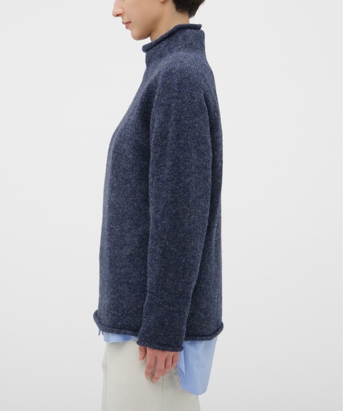 新品 23AW MHL. DRY DENSE WOOL 2 クルーネックニット 23AW✨極美品✨MHL DRY DENSE WOOL セーター ニット 紺 M - メルカリ