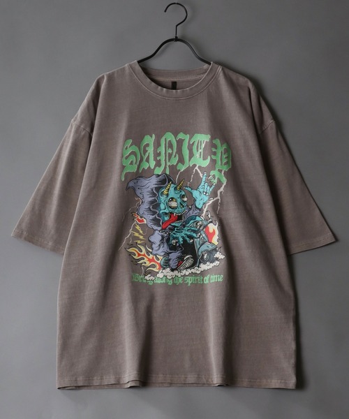 「SITRY」 「HALHAM」半袖Tシャツ M ブラウン系その他7 メンズ_画像2