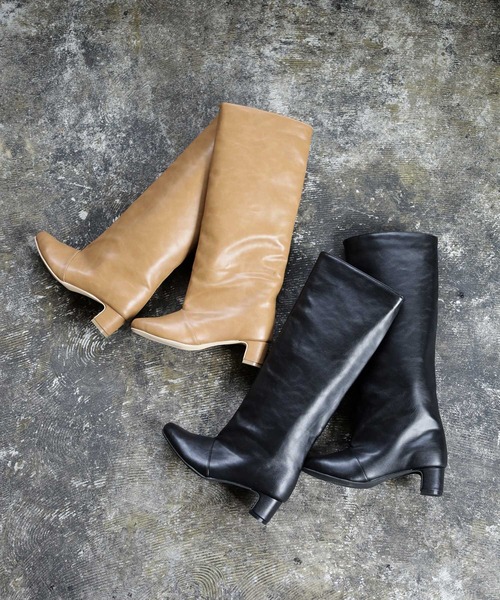 「SESTO」 ロングブーツ M ブラック レディース_画像3