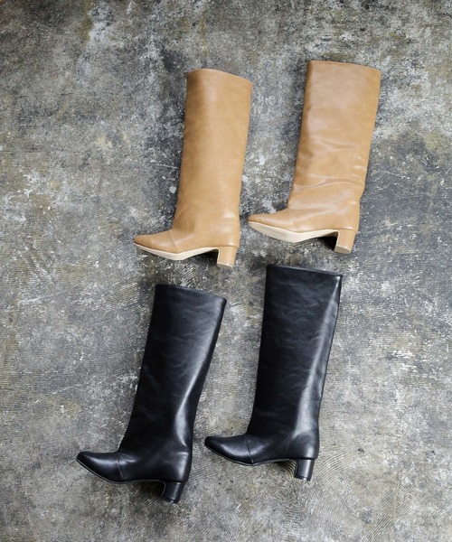 「SESTO」 ロングブーツ M ブラック レディース_画像4