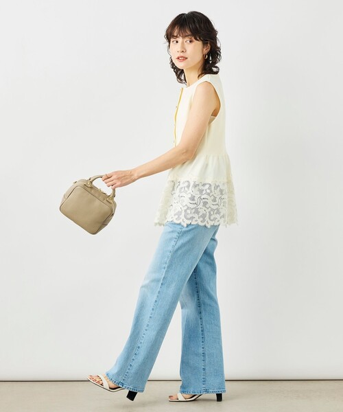 NOLLEY'S（ノーリーズ） ベスト ジレ 入学式 「手洗い可能」レース付き