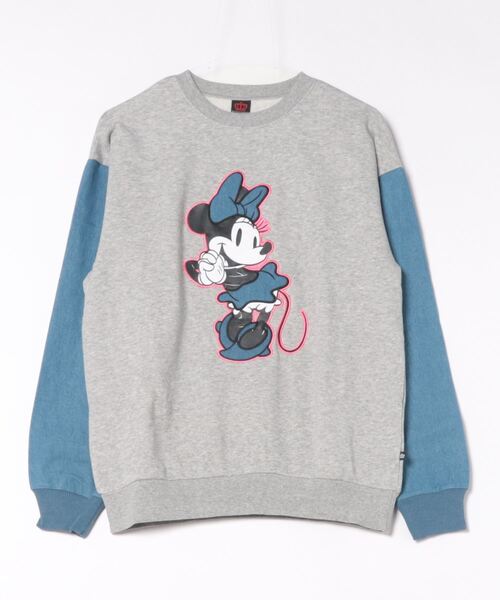 [Disney] тренировочный cut and sewn M серый женский 