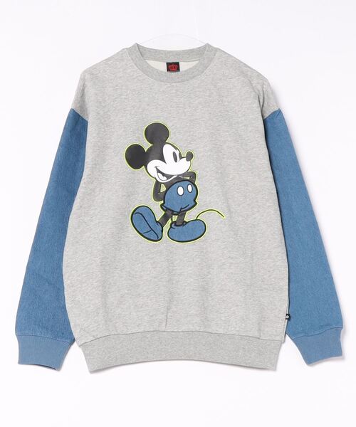 [Disney] тренировочный cut and sewn M серый женский 