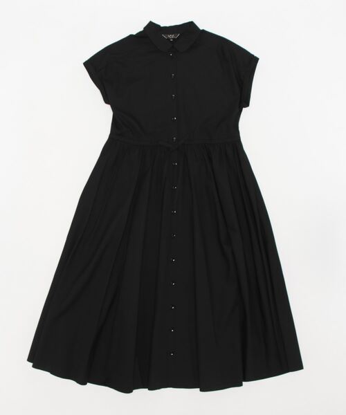 「To b. by agnes b.」 半袖ワンピース 36 ブラック レディースの画像