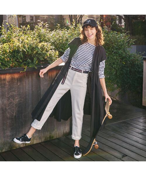 「To b. by agnes b.」 半袖ワンピース 36 ブラック レディースの画像