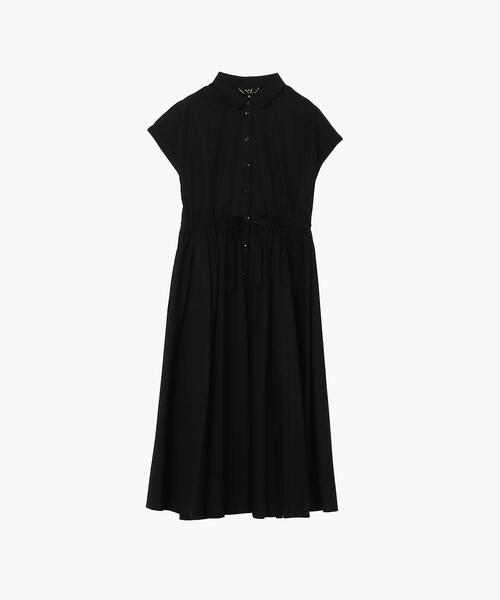 「To b. by agnes b.」 半袖ワンピース 36 ブラック レディースの画像