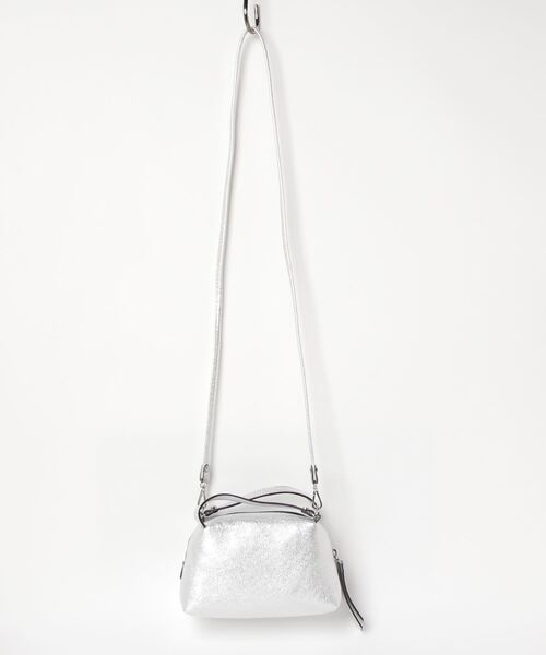 「GIANNI CHIARINI」 2WAYバッグ ONE SIZE シルバー レディース_画像2