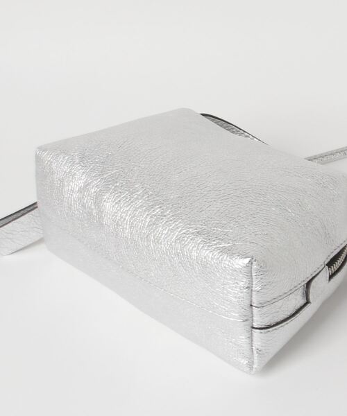 「GIANNI CHIARINI」 2WAYバッグ ONE SIZE シルバー レディース_画像3