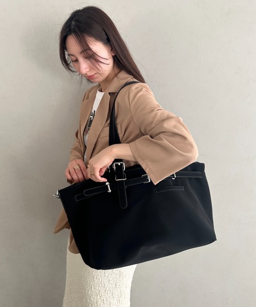 トートバッグ 「A4収納可」横型大容量トートバッグ レディース