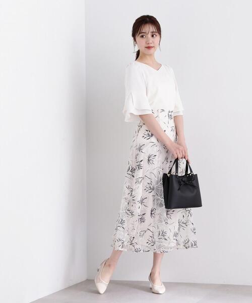 「PROPORTION BODY DRESSING」 半袖ブラウス SMALL ベージュ レディース_画像5