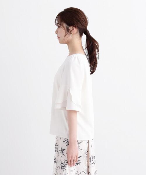 「PROPORTION BODY DRESSING」 半袖ブラウス SMALL ベージュ レディース_画像8