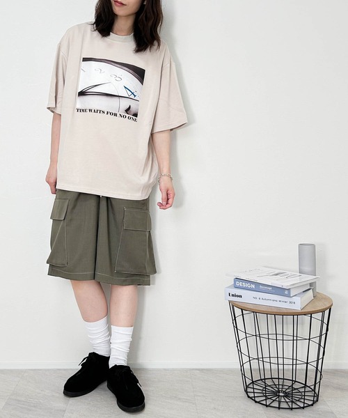 「Anytime Songs」 カーゴパンツ X-LARGE カーキ メンズ_画像6