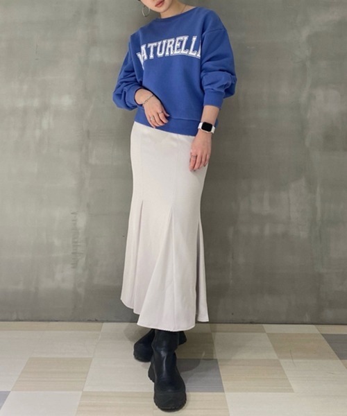 「SNIDEL」 ロングスカート 2 ブラウン レディース_画像2