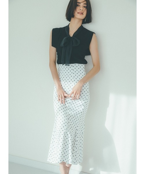 「SNIDEL」 ロングスカート 2 ブラウン レディース_画像5