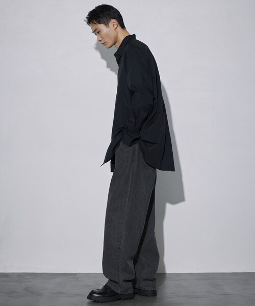 「5525Gallery」 長袖シャツ LARGE ブラウン メンズ_画像9