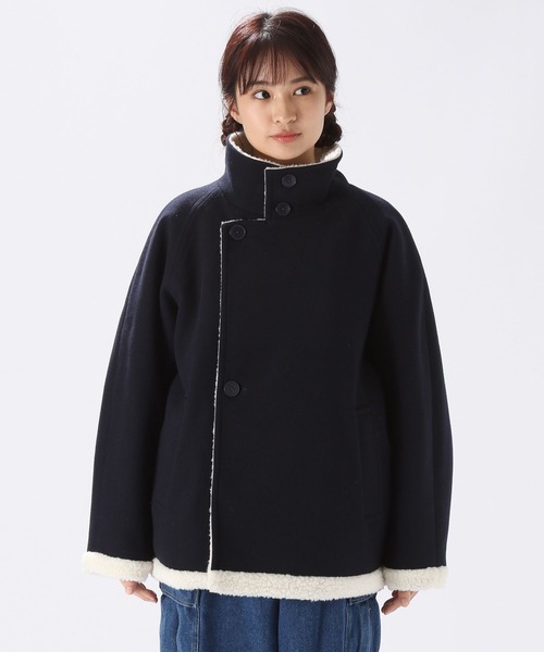 niko and…（ニコアンド） ジャケット MEDIUM ネイビー レディース