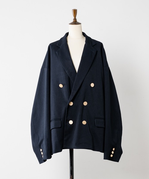 「INTER FACTORY」 テーラードジャケット MEDIUM チャコールグレー メンズ_画像2