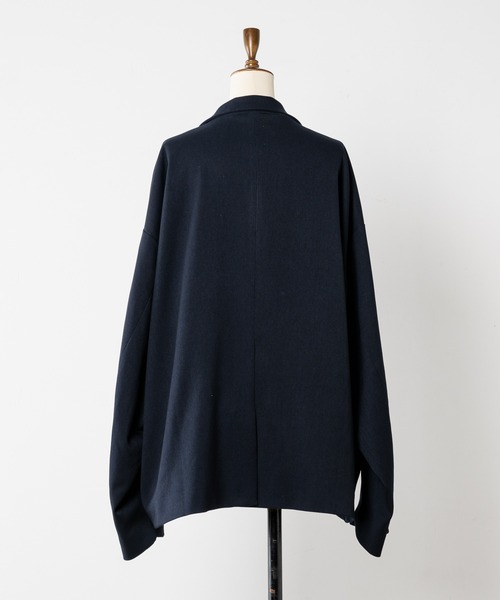 「INTER FACTORY」 テーラードジャケット MEDIUM チャコールグレー メンズ_画像4