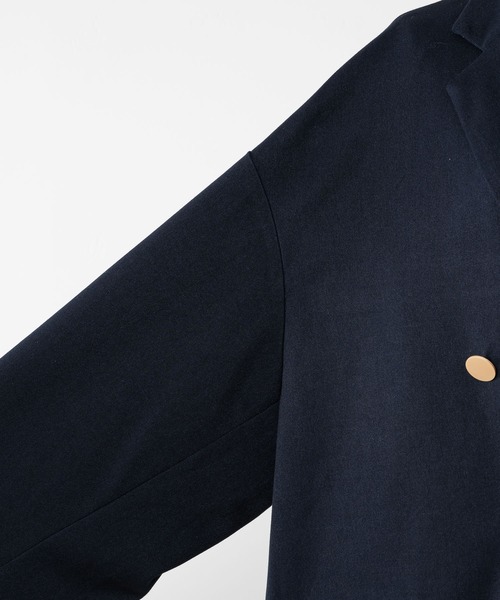 「INTER FACTORY」 テーラードジャケット MEDIUM チャコールグレー メンズ_画像7