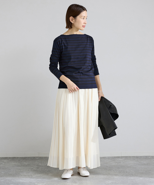 IENA CHANTE CLAIR*IENA MARINボートネックプルオーバー IENA｜イエナのニット/セーター（ボートネック）通販 - ZOZOTOWN