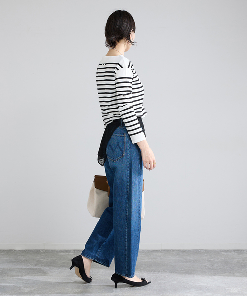 IENA 別注 BIG MARINE BOATNECK プルオーバー  ボーダー IENA（イエナ）の「【TRADITIONAL WEATHERWEAR】 IENA 別注 BIG MARINE