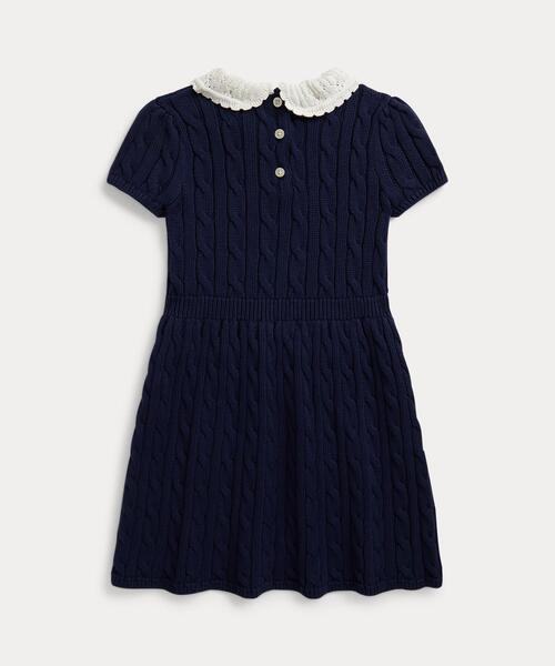 Polo Ralph Lauren Childrenswear ワンピース ケーブル コットン