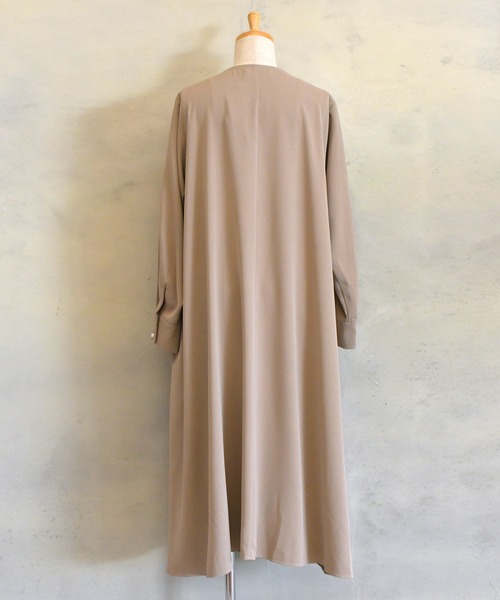 「BITTOKO」 長袖ワンピース FREE オフホワイト レディース_画像6