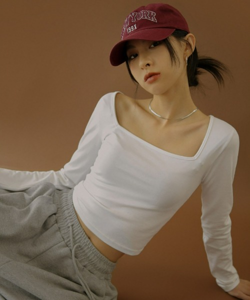 「BLACKUP」 長袖カットソー FREE ブラック レディース_画像5