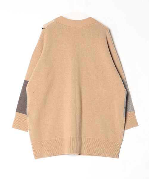 「ADAWAS」 ニットカーディガン FREE ベージュ レディース_画像2