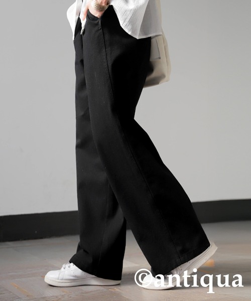 「antiqua」 パンツ LARGE ナチュラル レディース_画像4