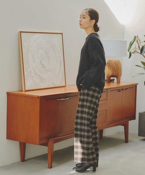 「Droite lautreamont」 長袖ニット M ライトグレー レディース_画像9