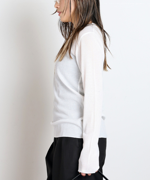 EVERYDAY I LIKE. tシャツ *TOTAN シアーTシャツ レディース