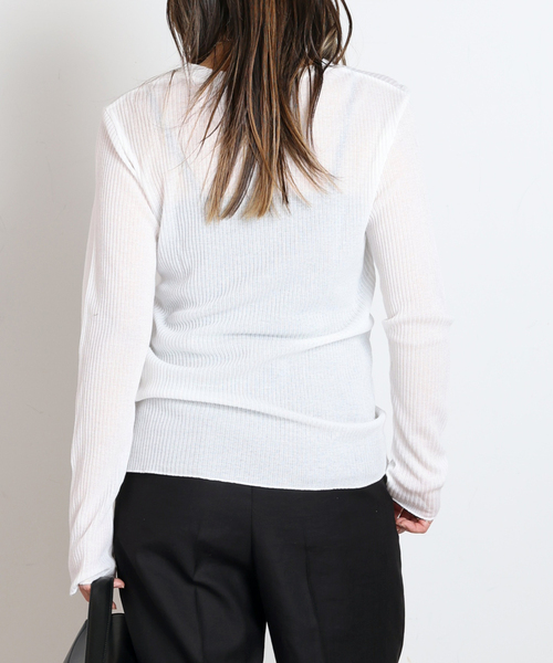 EVERYDAY I LIKE. tシャツ *TOTAN シアーTシャツ レディース