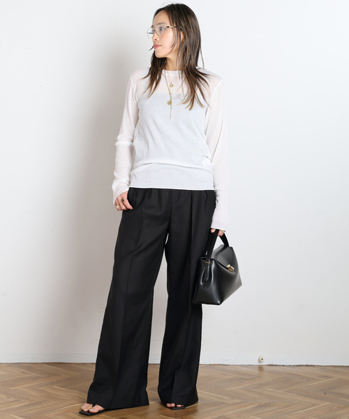 EVERYDAY I LIKE. tシャツ *TOTAN シアーTシャツ レディース