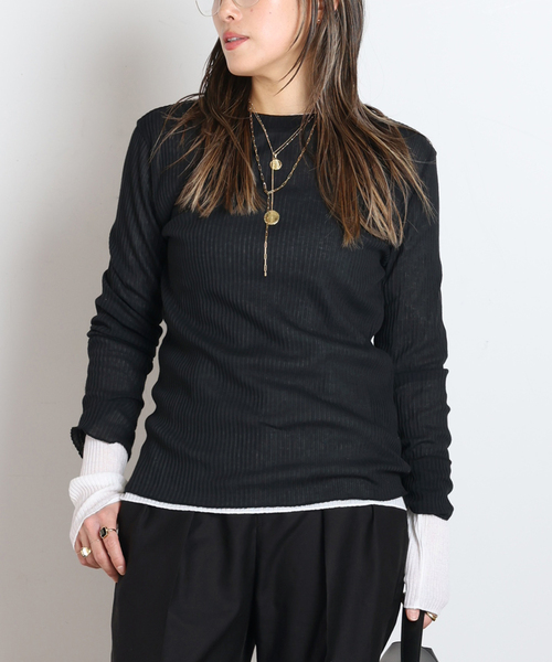 タグ付き新品　EVERYDAY I LIKE. TOTAN シアーTシャツ EVERYDAY I LIKE. tシャツ *TOTAN シアーTシャツ レディース