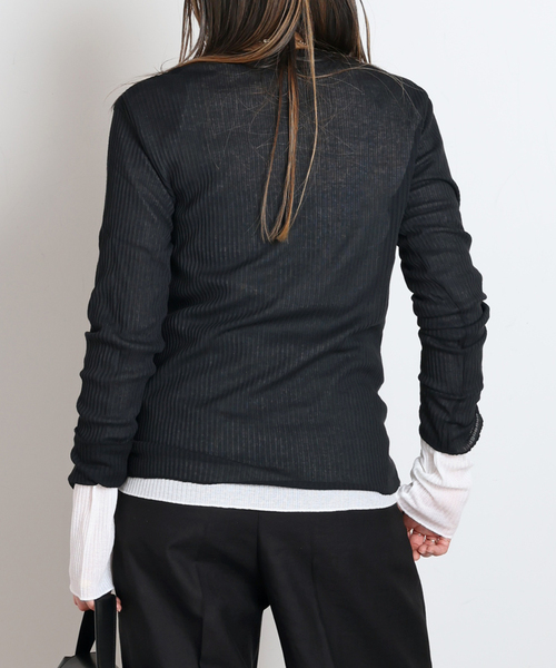 EVERYDAY I LIKE. tシャツ *TOTAN シアーTシャツ レディース