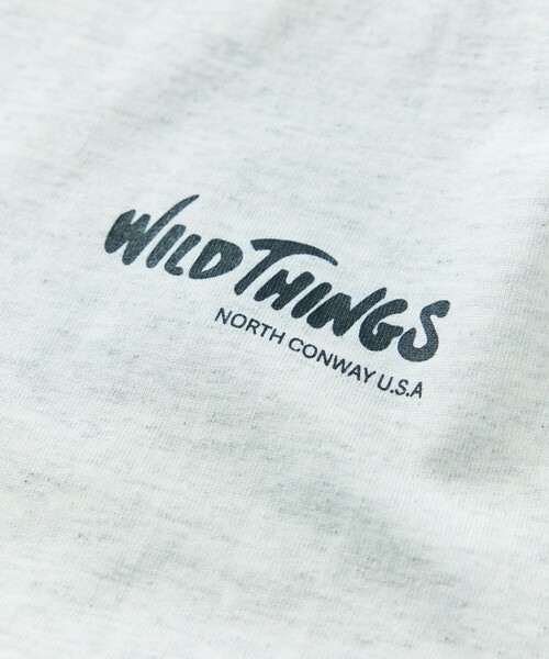 「WILD THINGS」 半袖Tシャツ MEDIUM グレー メンズ_画像10