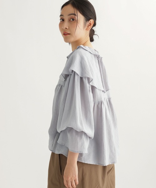 新品・未使用girlish クリオネブラウス L/S Part2 studio CLIP（スタディオクリップ） ブラウス シャツ 「daily CLIP」襟
