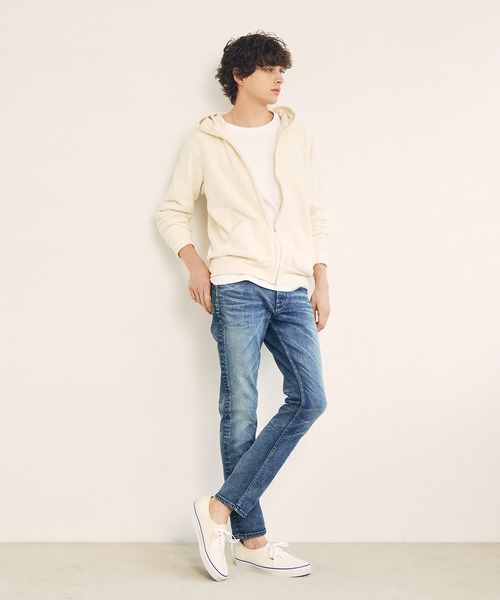 「YANUK」 デニムパンツ 28inch ブルー メンズ_画像2