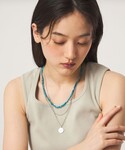 ネックレス 3WAY ターコイズカラー&コイン...の詳細画像1