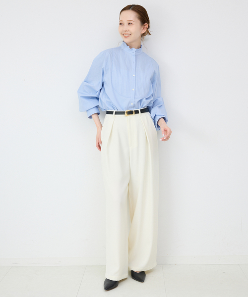 「SLOBE IENA」 長袖ブラウス FREE ピンク レディースの画像