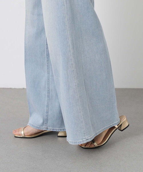 ワイドパンツ ジーンズ デニム デニムパンツ ＷｉｌｄＧｉｎｇｅｒ レディースの画像