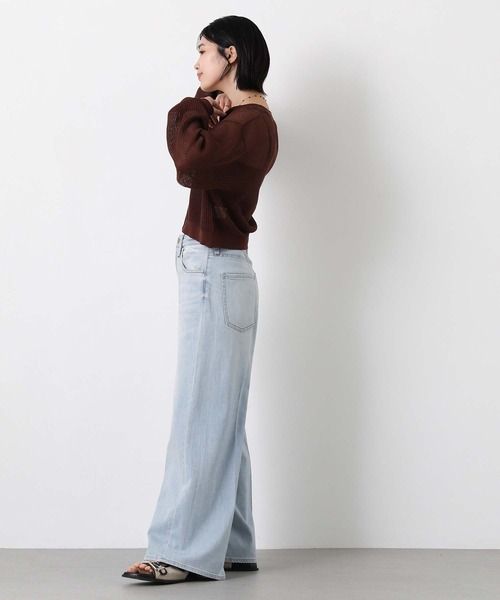 ワイドパンツ ジーンズ デニム デニムパンツ ＷｉｌｄＧｉｎｇｅｒ レディースの画像