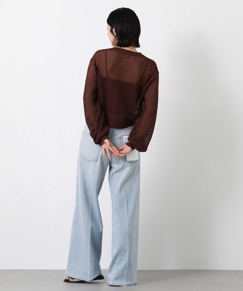 ワイドパンツ ジーンズ デニム デニムパンツ ＷｉｌｄＧｉｎｇｅｒ レディースの画像